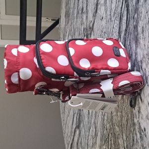 Lug Chuggie & Huggie, Insulated Bottle and Bottle Bag, NWT, Crimson Dot